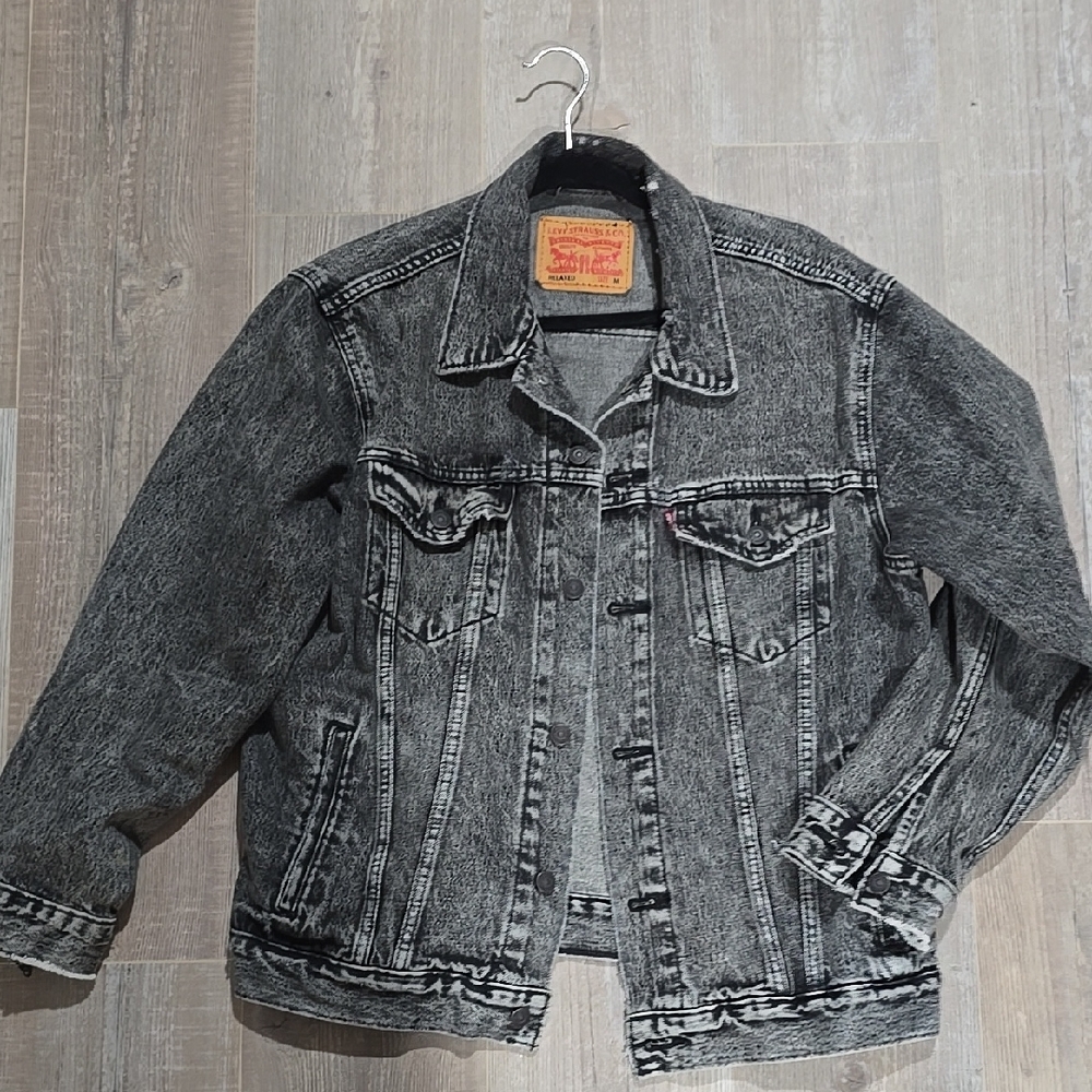Levi's Black Denim Jacket for Men